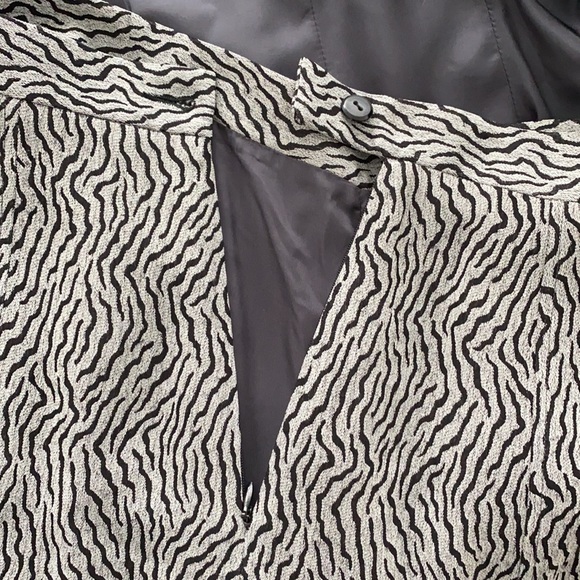 Nello Bianco Zebra Skirt Suit Set (Two-Piece) - Picture 14 of 17